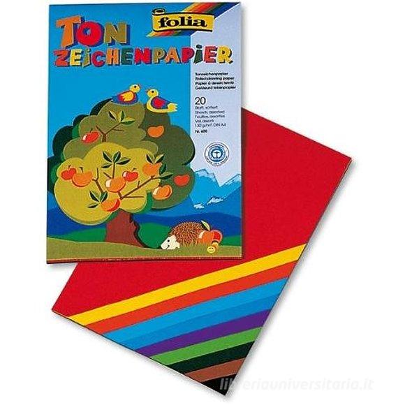 Album Folia 20 fogli A4 in cartoncino (colori assortiti)
