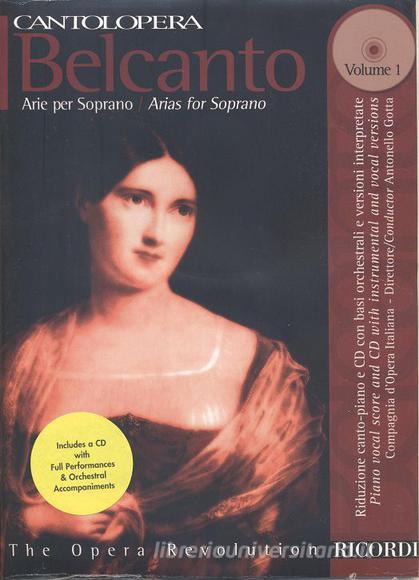Cantolopera: Arie Per Soprano - Belcanto Per Voce E Pianoforte Cantolopera - Spartito + Cd