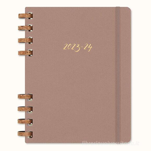 Moleskine 12 mesi - Agenda universitaria spiralata Student Life Almond - XL copertina rigida 2023-2024