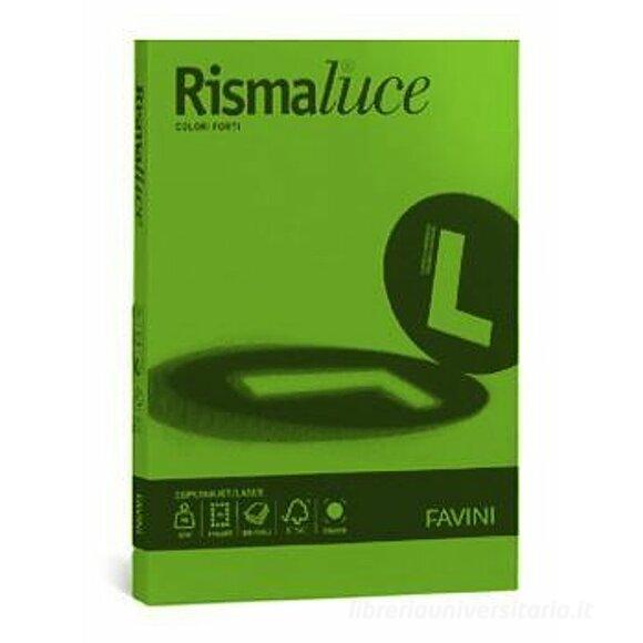 Risma Luce 125 fogli formato A4 200 gr verde