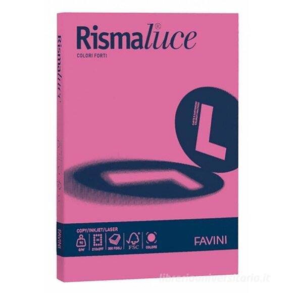 Risma Luce 125 fogli formato A4 200 gr ciclamino