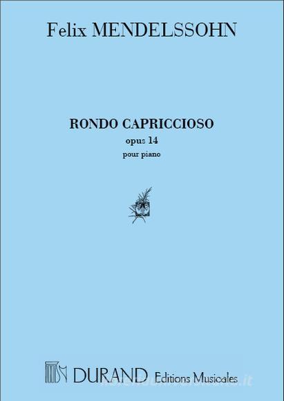 Rondo Capriccioso Op. 14 Ed. M. Ravel - Extrait N. 3 De Oeuvres Completes Vol. 2 - Pour Piano Partition
