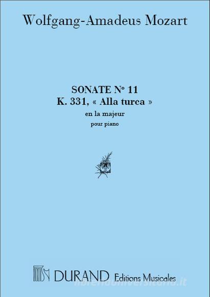 Sonate N. 11 En La Majeur Kv 311 Pour Piano Partition