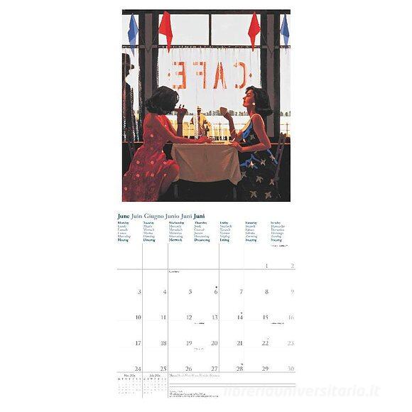 Calendario 2024 Jack Vettriano cm 30x30 Calendario Libreria