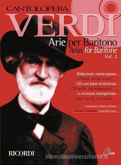 Cantolopera: Arie Per Baritono Vol. 2 Per Voce E Pianoforte Cantolopera - Spartito + Cd