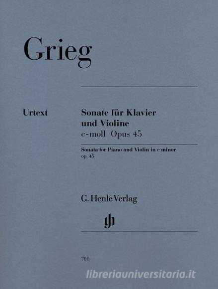 Sonata For Piano And Violin In C Minor, Opus 45