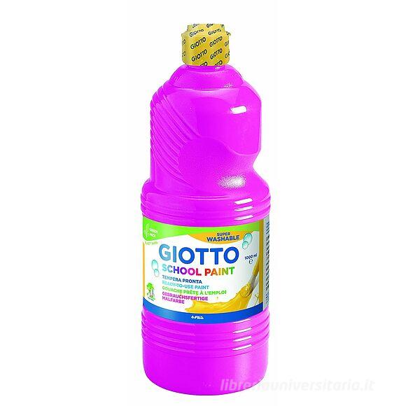 Tempera lavabile Giotto School Paint ml 1000 fucsia