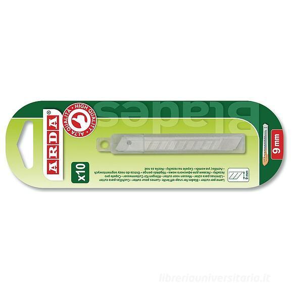Confezione 10 lame cutter 12 elementi 9 mm 626LAM