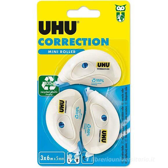 Confezione 3 correttori a nastro Roller Mini 5mm x 6m