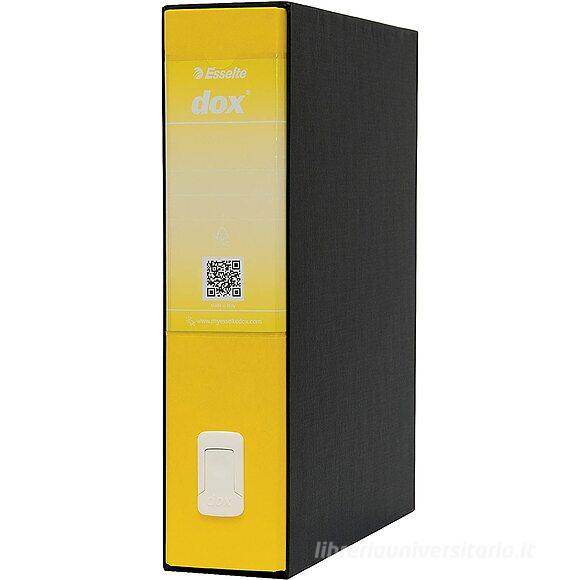 Raccoglitore registratore a leva dorso 8 cm formato A4 giallo