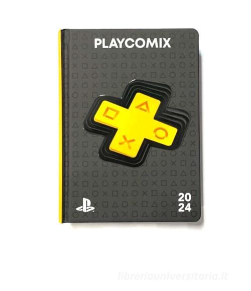 PlayComix 2023-2024. Agenda 16 mesi medium Comix PlayStation. Black