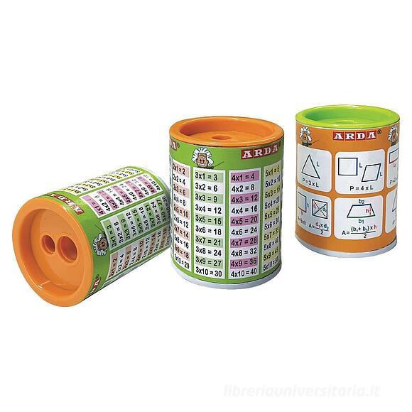 Temperamatite con serbatoio doppio foro (colori assortiti)
