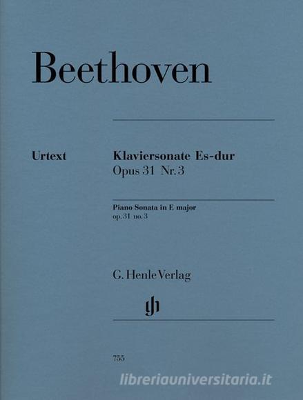 Klaviersonate Es Dur Op 31,3 (La Chasse)