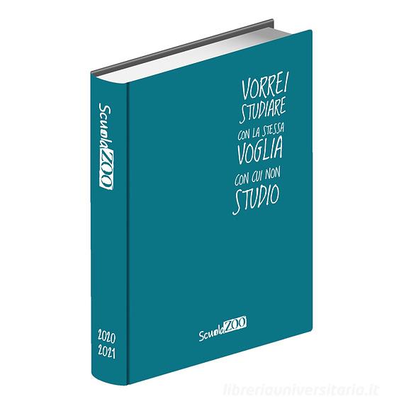 ScuolaZoo 2020-2021. Diario 16 mesi pocket. Azzurro