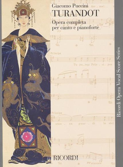 Turandot Ed. Tradizionale - Riduzione Per Canto E Pianoforte (Testo Cantato Italiano) Opera Vocal Score Series - Spartito (Ril. Brochure)