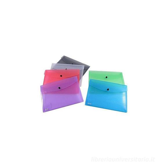 Cartella a busta con chiusura clip A5 Hawaii (colori assortiti)