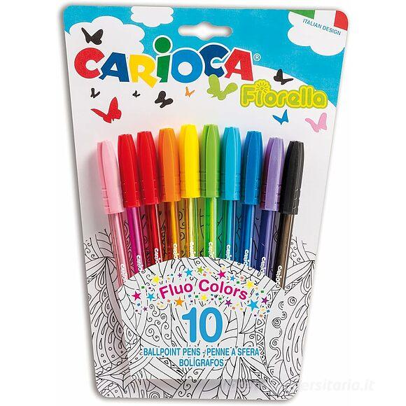 Confezione 10 penne a sfera Fiorella
