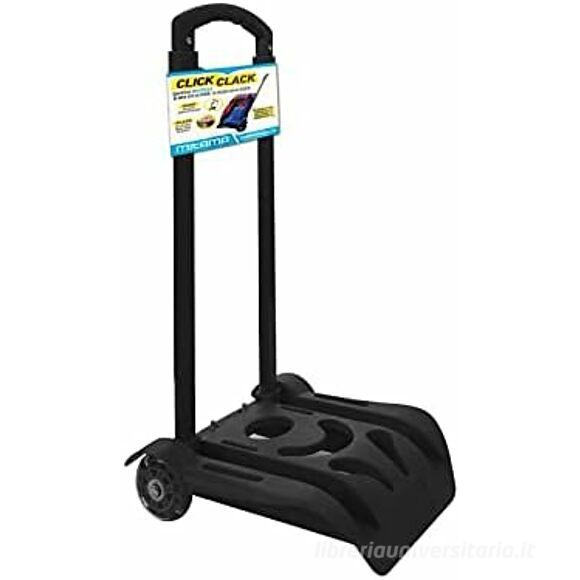 Carrellino trolley pieghevole porta zaino Click Clack