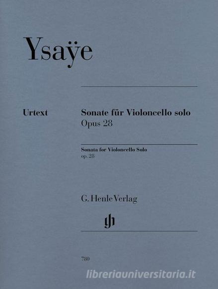 Sonate Fur Violoncello Solo Op.28