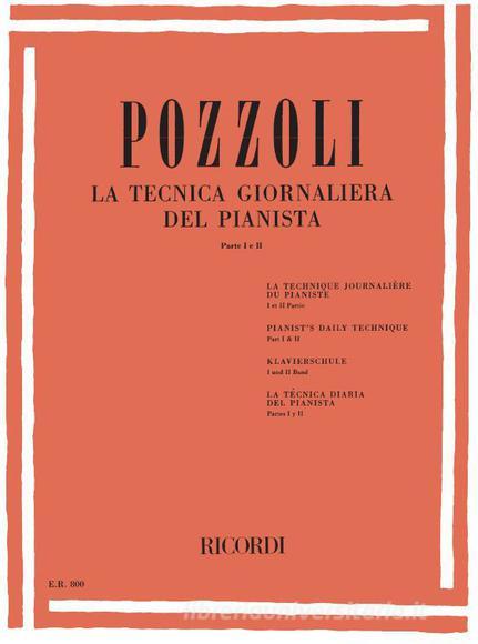 Tecnica Giornaliera Del Pianista Parte I E Ii - Per Pianoforte Spartito