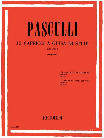 15 Capricci A Guisa Di Studi Per Oboe
