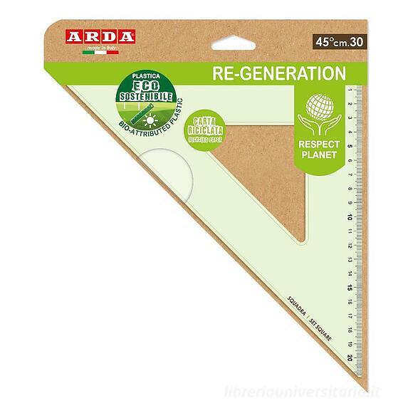 Squadra 45 gradi Re-Generation cm 30