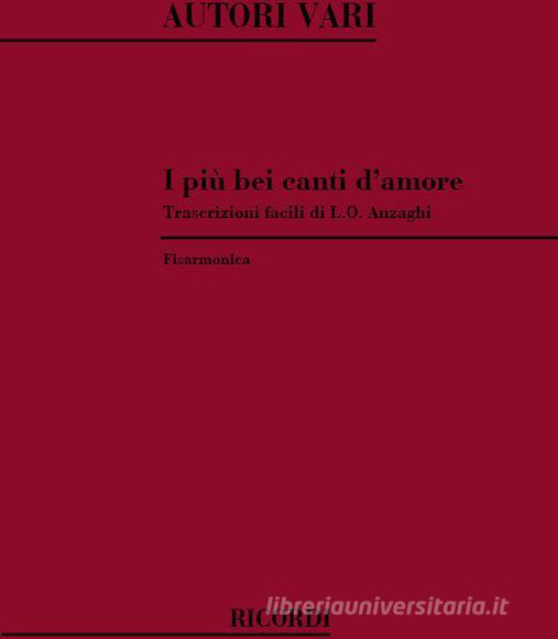 I Piu' Bei Canti D'Amore Per Fisarmonica