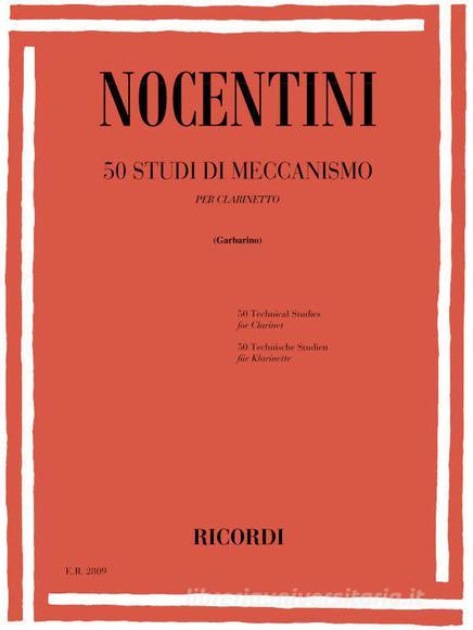 50 Studi Di Meccanismo Per Clarinetto