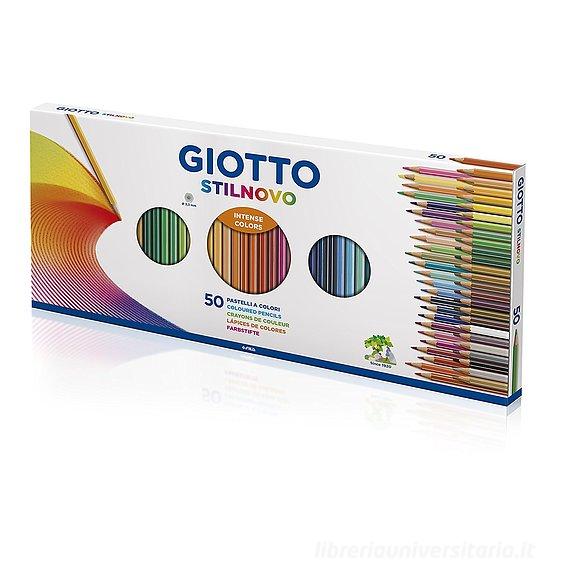 Confezione 50 pastelli con temperino Stilnovo