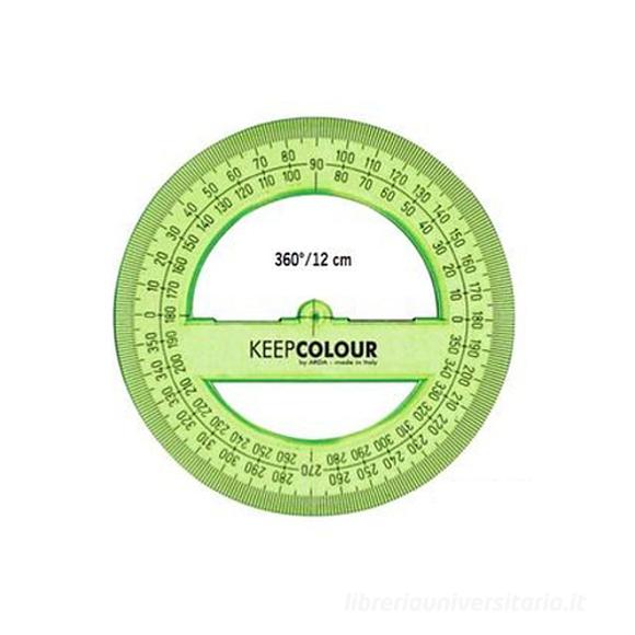 Goniometro 360 gradi KeepColour Fluo 12 cm