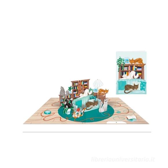 Biglietto di auguri Kirigami Cats