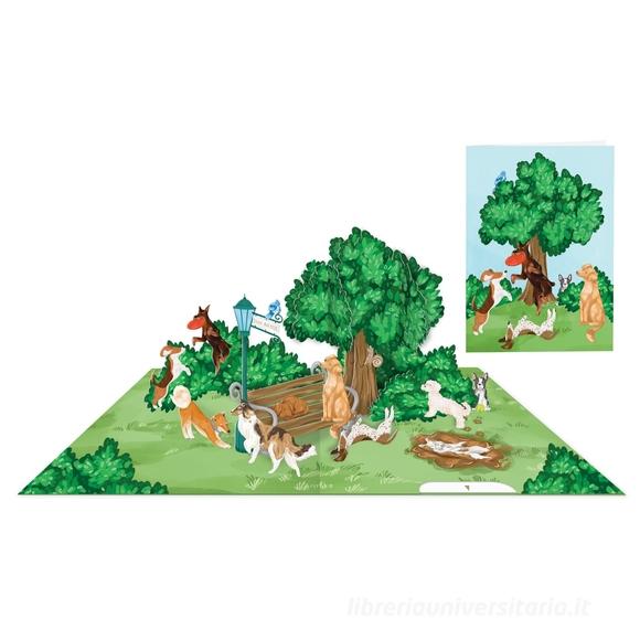 Biglietto di auguri Kirigami Dogs