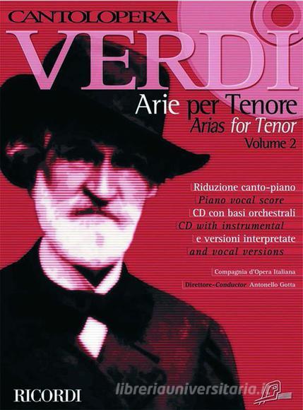Cantolopera: Arie Per Tenore Vol. 2 Per Voce E Pianoforte Cantolopera - Spartito + Cd