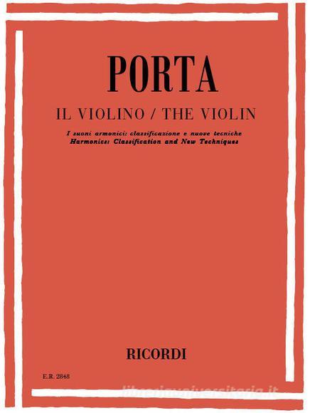 Il Violino Suoni Armonici: Classificazione E Nuove Tecniche