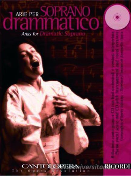 Cantolopera: Arie Per Soprano Drammatico Vol. 1 Per Voce E Pianoforte Cantolopera - Spartito + Cd