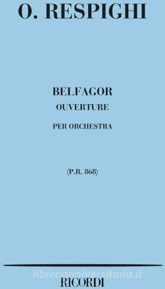 Belfagor. Ouverture Partitura