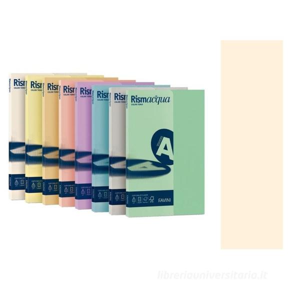 Rismacqua 125 fogli formato A4 200 gr avorio