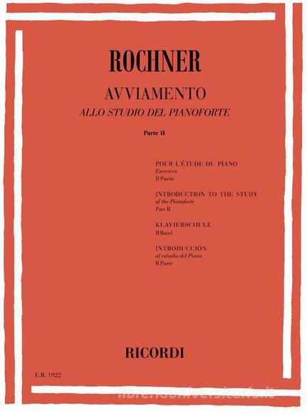 Avviamento Allo Studio Del Pianoforte Parte Ii