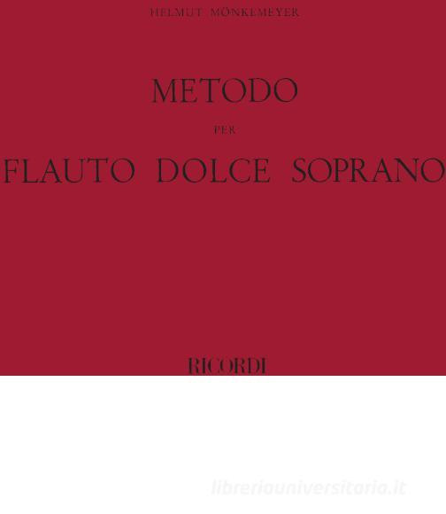 Metodo Per Flauto Dolce Soprano