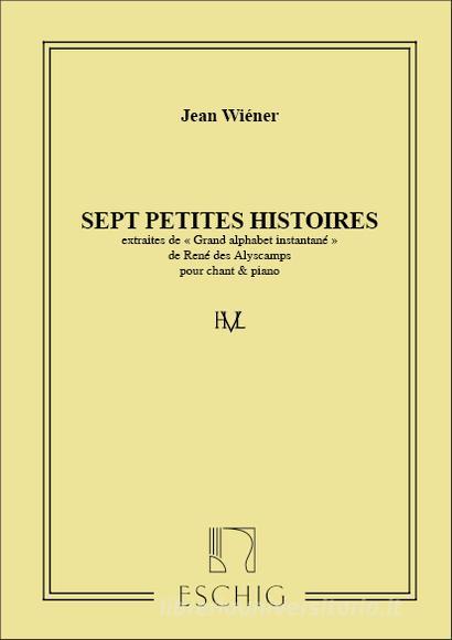 7 Petites Hist..Chant/Piano