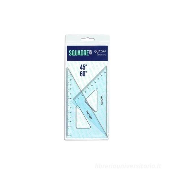 Set 2 squadre 45 e 60 gradi cm 16