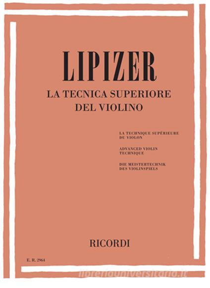 La Tecnica Superiore Del Violino Metodo