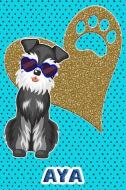 Schnauzer Life Aya: College Ruled Composition Book Diary Lined Journal Blue di Foxy Terrier edito da INDEPENDENTLY PUBLISHED