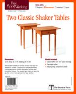 Fine Woodworking's Two Classic Shaker Tables Plan di Fine Woodworking edito da Taunton Press