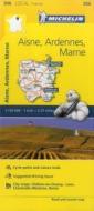 Aisne, Ardennes, Marne - Michelin Local Map 306 edito da Michelin Editions Des Voyages