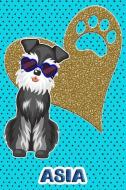 Schnauzer Life Asia: College Ruled Composition Book Diary Lined Journal Blue di Foxy Terrier edito da INDEPENDENTLY PUBLISHED