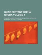 Quae Exstant Omnia Opera Volume 1 di Publius Papinius Statius edito da Rarebooksclub.com