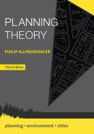 Planning Theory di Philip Allmendinger edito da Macmillan Education