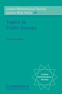 Topics in Finite Groups di Terrence Gagen, Terence M. Gagen edito da Cambridge University Press
