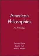 American Philosophies di Leonard Harris edito da Wiley-Blackwell